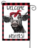 Welcome Heiffers Garden Flag G1567