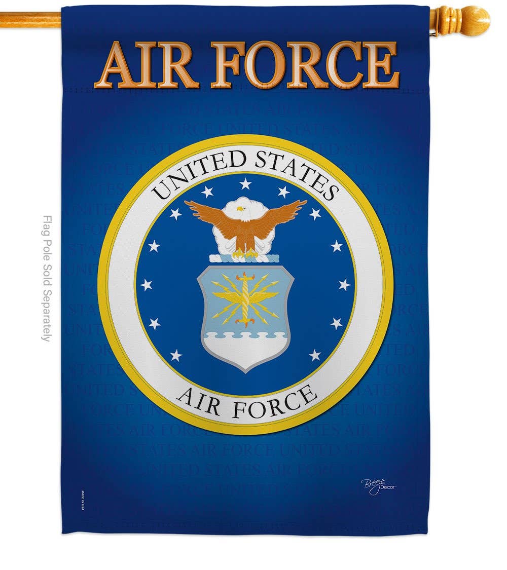 Air Force Armed Forces Military Decor Flag