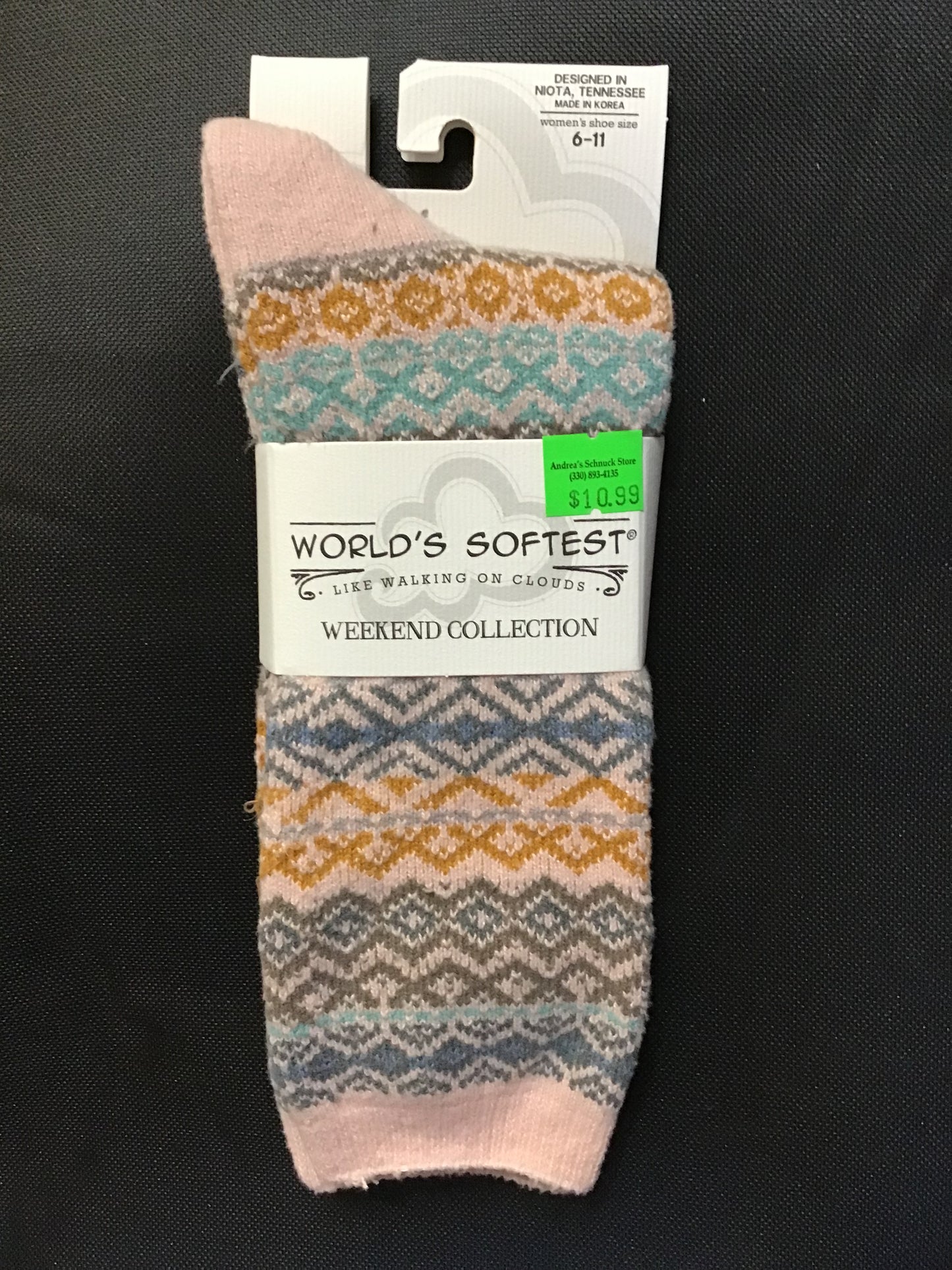 World's Softest Weekend Collection Crew Socks