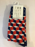 TWO LEFT FEET Block Party Socks