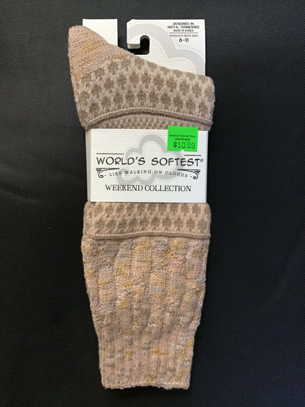 World's Softest Weekend Collection Crew Socks