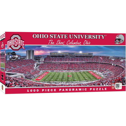 Masterpieces Puzzles - Ohio State Buckeyes NCAA 1000pc Panoramic Jigsaw Puzzle