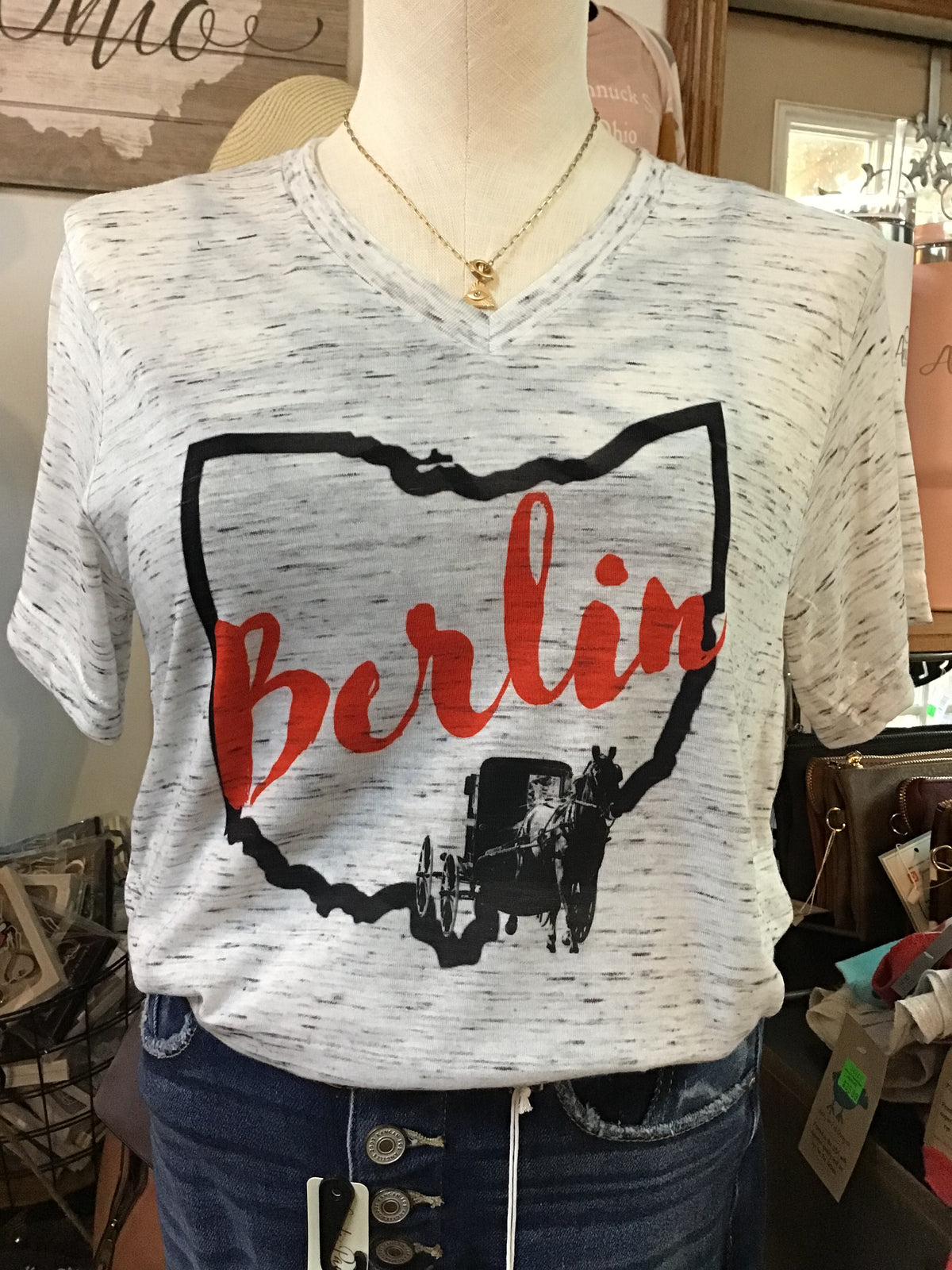 Berlin Ohio V-neck Tee