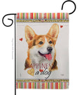 Pembroke Welsh Corgi Happiness Animals Dog Decor Flag