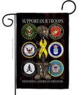 Two Group Flag Co - United We Support Armed Forces Military Service Ribbon Flag