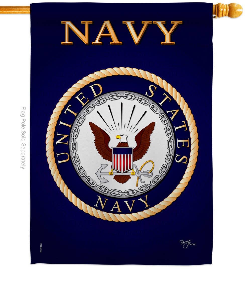 Navy Armed Forces Military Decor Flag