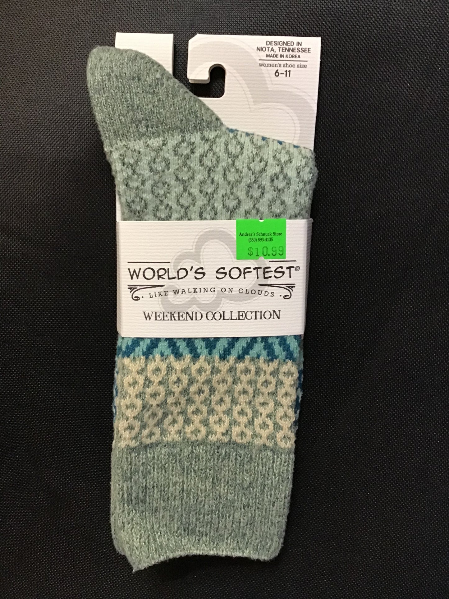 World's Softest Weekend Collection Crew Socks