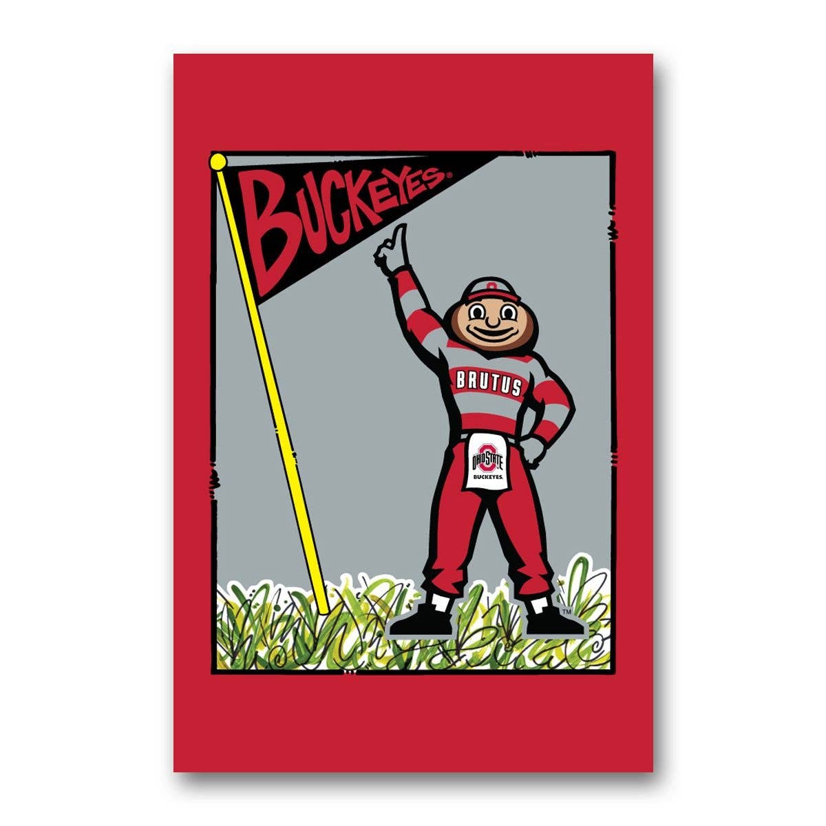 OH State Mascot Flag