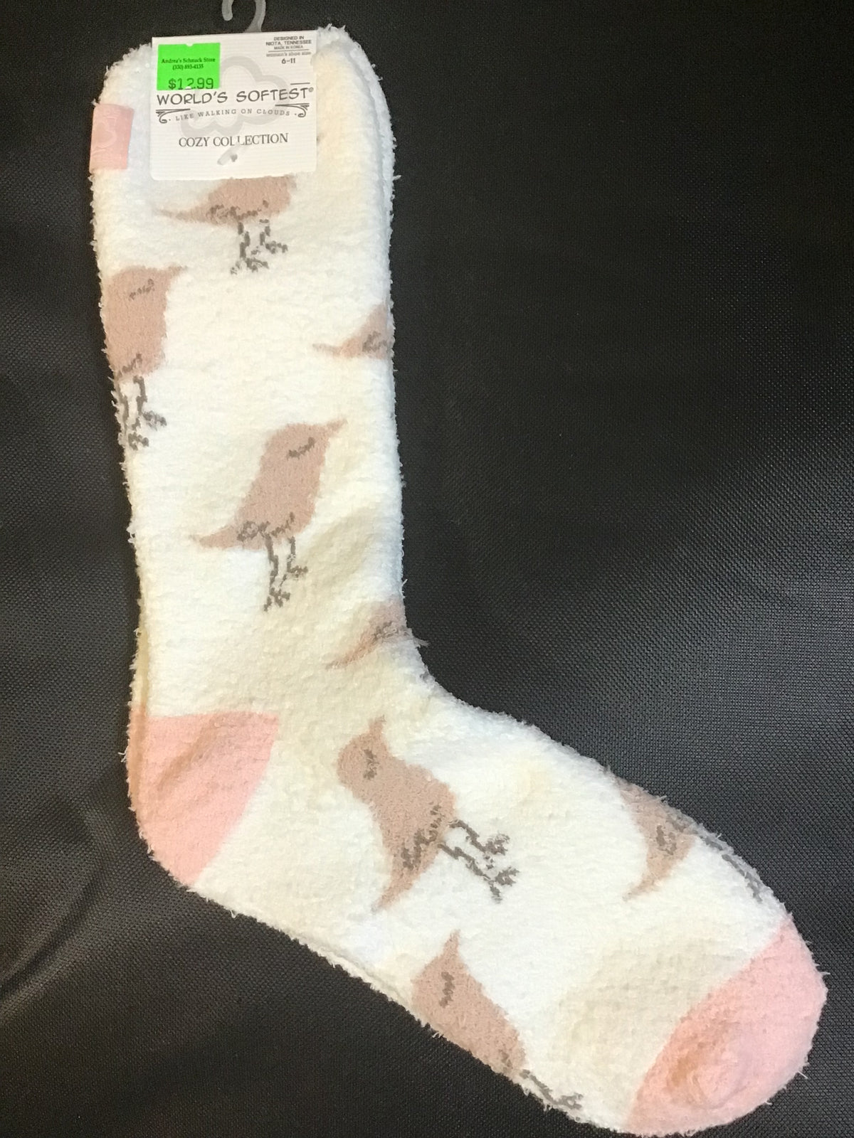World's Softest Cozy Collection Crew Socks