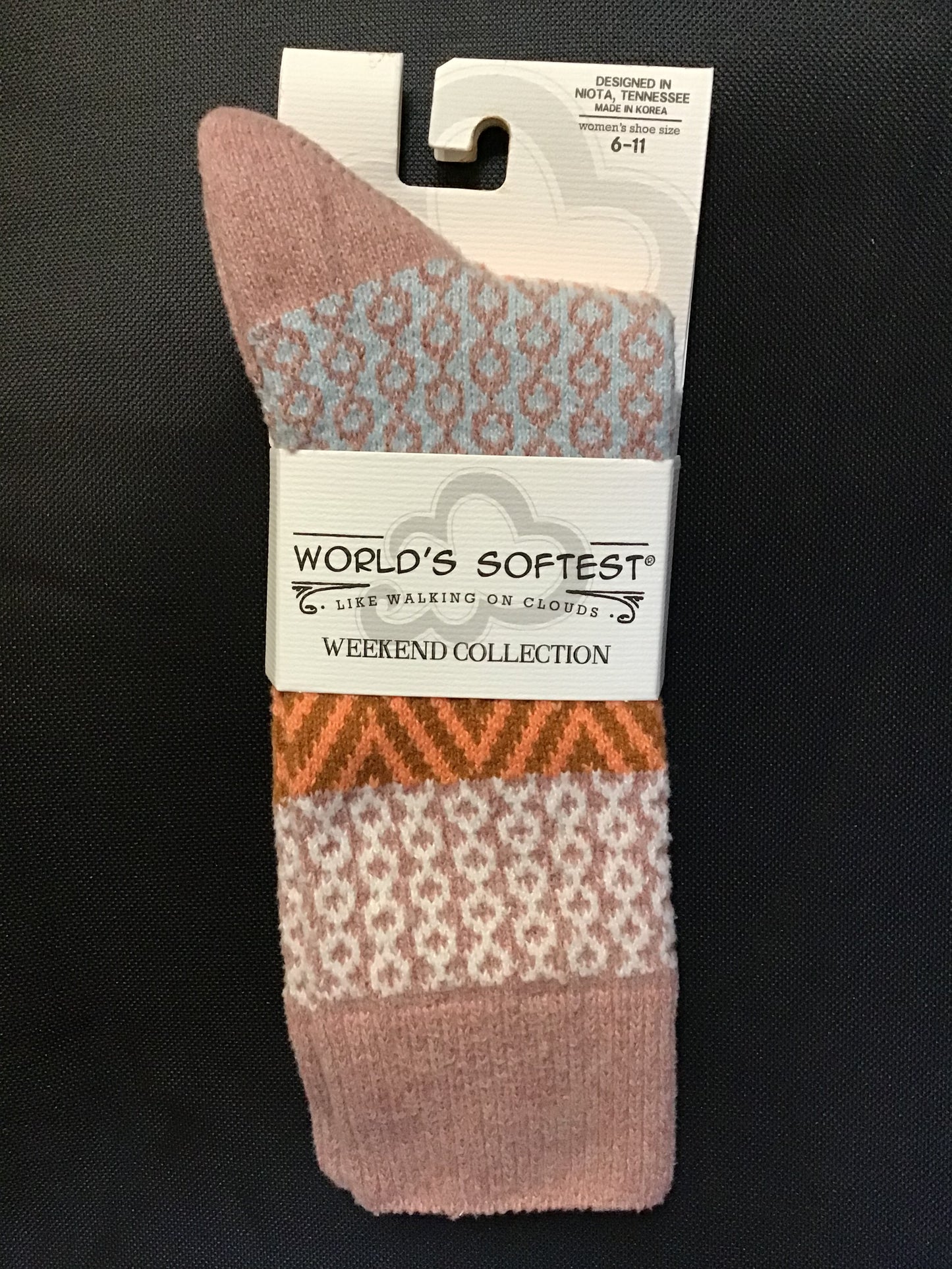 World's Softest Weekend Collection Crew Socks