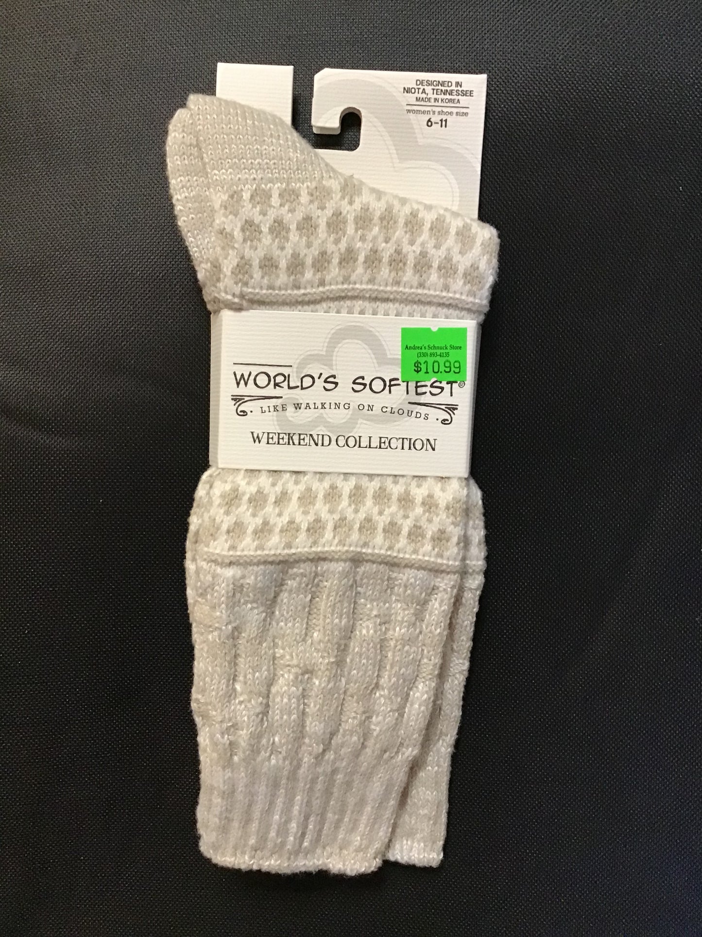 World's Softest Weekend Collection Crew Socks