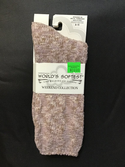 World's Softest Weekend Collection Crew Socks