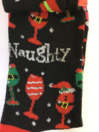 SIMPLY NOELLE Nice/Naughty Holiday Stocking Socks