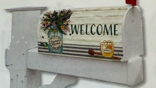 Wildflower Jar Spring Mailbox Cover