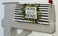 Striped Greens Mailbox Cover