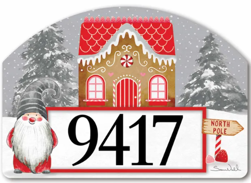 Holiday Gnome Yard Design