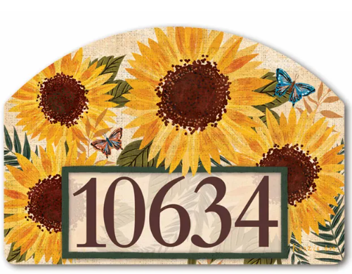 Sunflowers and Butterflies Yard Design