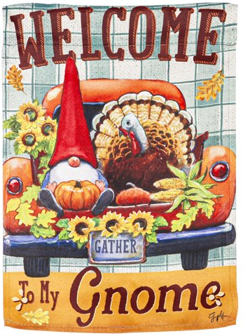 Welcome to my Gnome Garden Flag