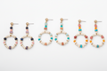 Wood Drop Earings Four Colors