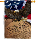 We the People Americana Star and Stripes Bird Decor Flag