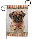 Fawn Pug Happiness Animals Dog Decor Flag