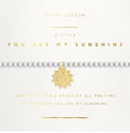 a little YOU ARE MY SUNSHINE Bracelet