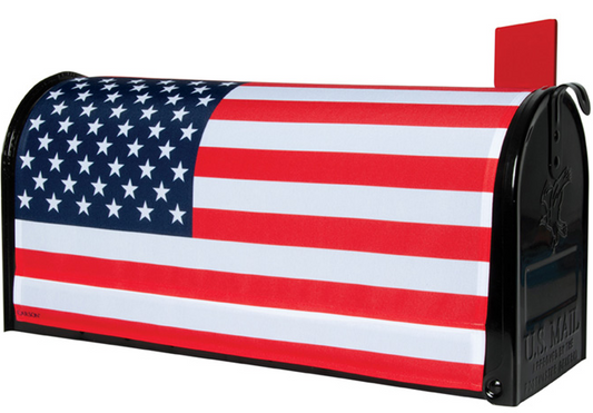 American Flag Mailbox Cover