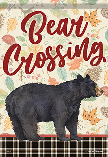 Black Bear Dura Soft™ Garden Flag