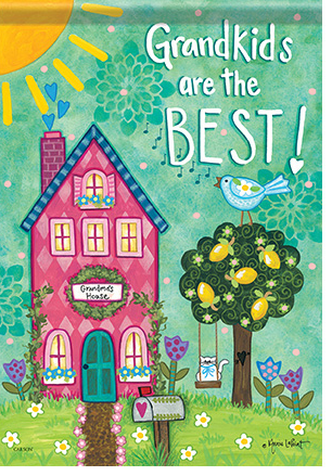 Best Grandkids Dura Soft™ Garden Flag
