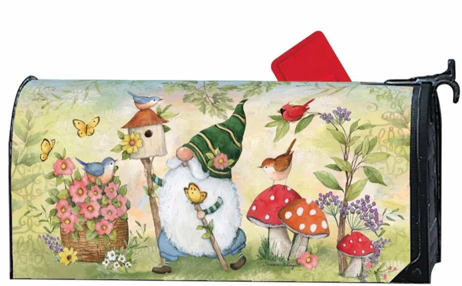 Birdhouse Gnome OS Mailbox Cover