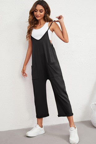 Black Strap Jumpsuit