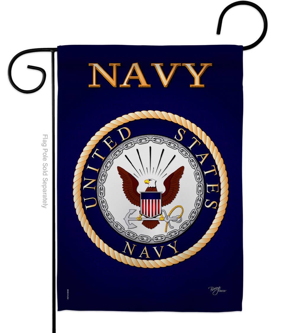 Two Group Flag Co - Navy Armed Forces Military Decor Flag