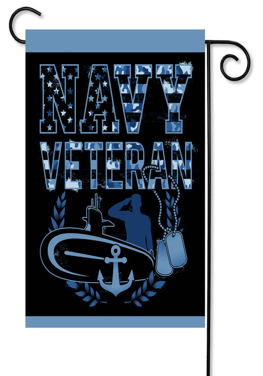 Navy Veteran Garden Flag G2020
