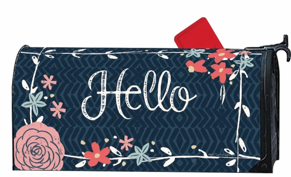 Charming Rose MailWrap Mailbox Cover