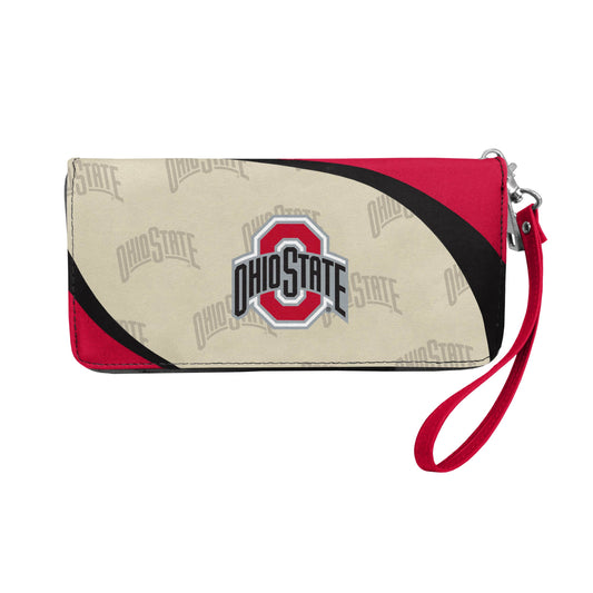 NCAA Ohio State Buckeyes Curve Organizer Zip Wallet