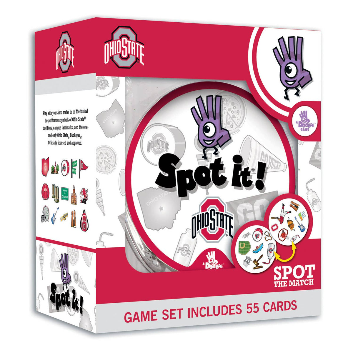 Masterpieces Puzzles - Ohio State Buckeyes NCAA Spot It! Game