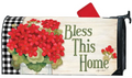 Geranium Blooms Mailbox Cover