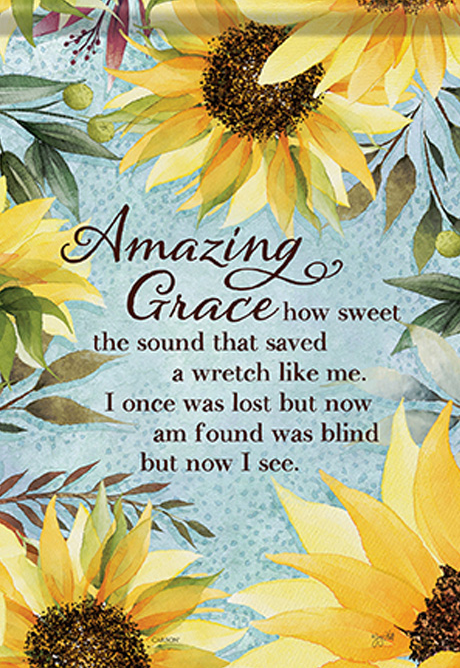 "How Sweet the Sound" Dura Soft™ Garden Flag