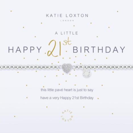 HAPPY 21ST BIRTHDAY BRACELET
