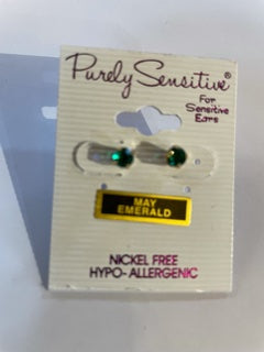 Purely Sensitive Birthstone Earrings PIERCED