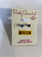 Purely Sensitive Birthstone Earrings PIERCED