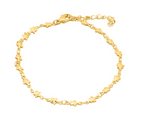 Stars Anklet Gold-Tone or Silver-Tone