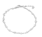 Stars Anklet Gold-Tone or Silver-Tone