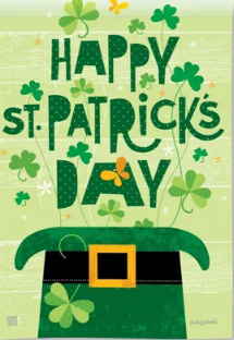 St. Pat's Hat Garden Flag