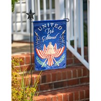 United We Stand Garden Lustre Flag