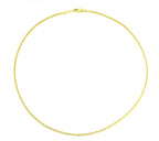 Birthstone Charm Thin Rope Necklace (Choose your Chain)